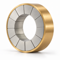 Ring Magnet Assembly - OD100mm x ID60mm xH30mm (Total OD 106mm including 3mm Copper Housing) | 12pc Segment | N52 | NiCuNi