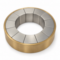 Ring Magnet Assembly - OD100mm x ID60mm xH30mm (Total OD 106mm including 3mm Copper Housing) | 12pc Segment | N52 | NiCuNi