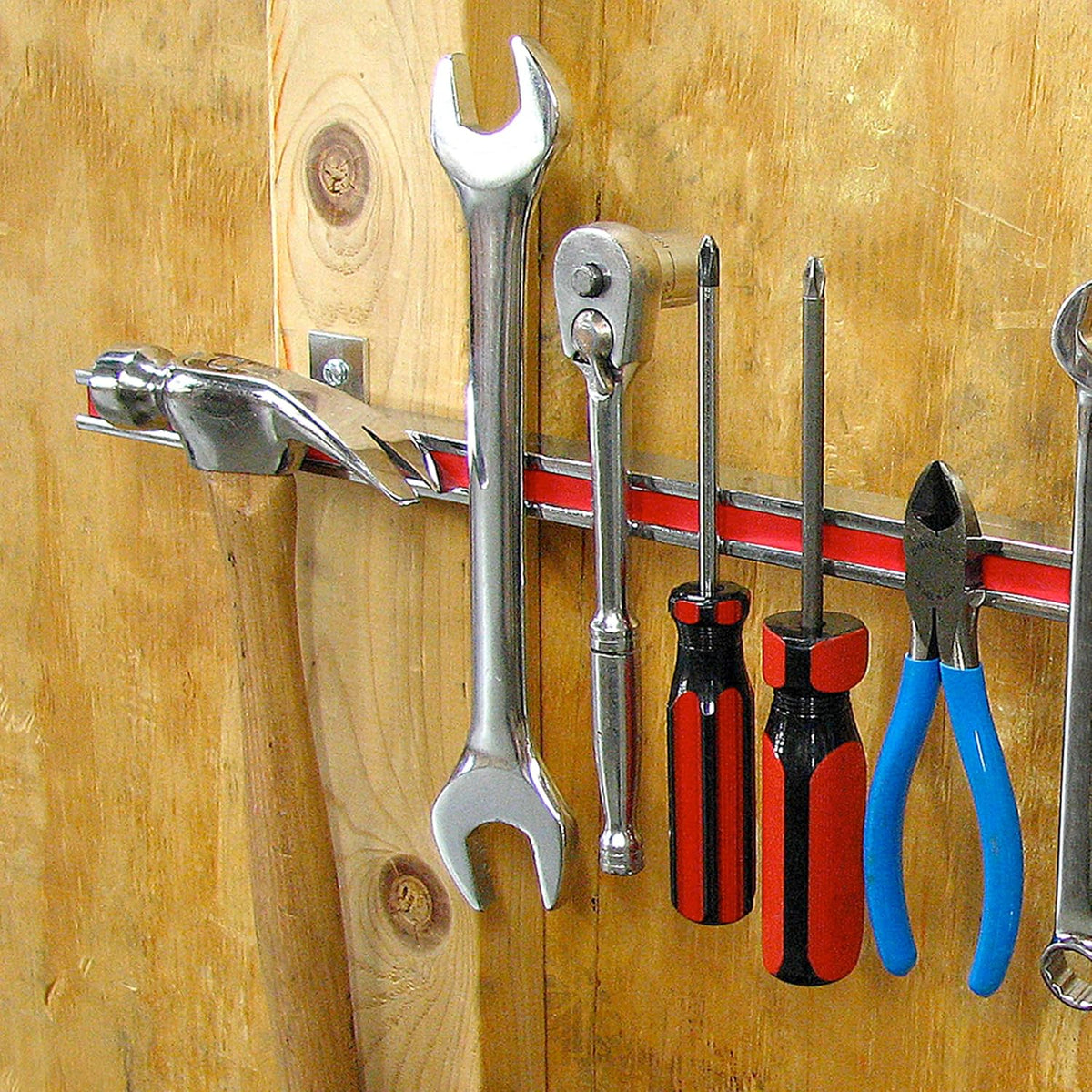Magnetic Tool Holder – 24" (609.6mm) | Nickel with Red Stripe