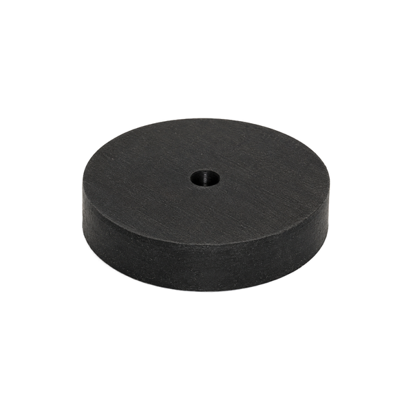 Rubber Coated Neodymium Ring Magnet - 75mm (OD) x 8mm (ID) x 15mm (H) | 6 Multi-Poled