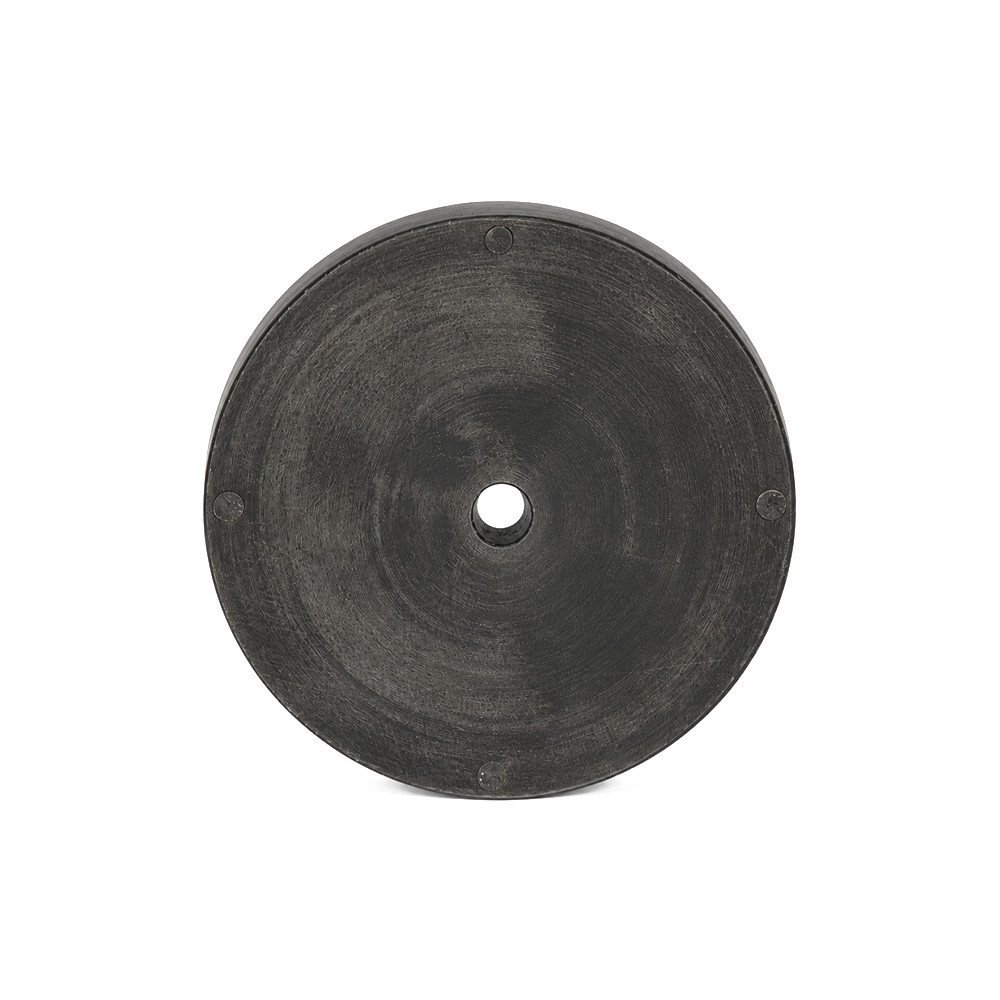 Black Plastic Coated Neodymium Ring Magnet - 77mm (OD) x 8mm (ID) x 17mm (H) I 6 Multi-Poled