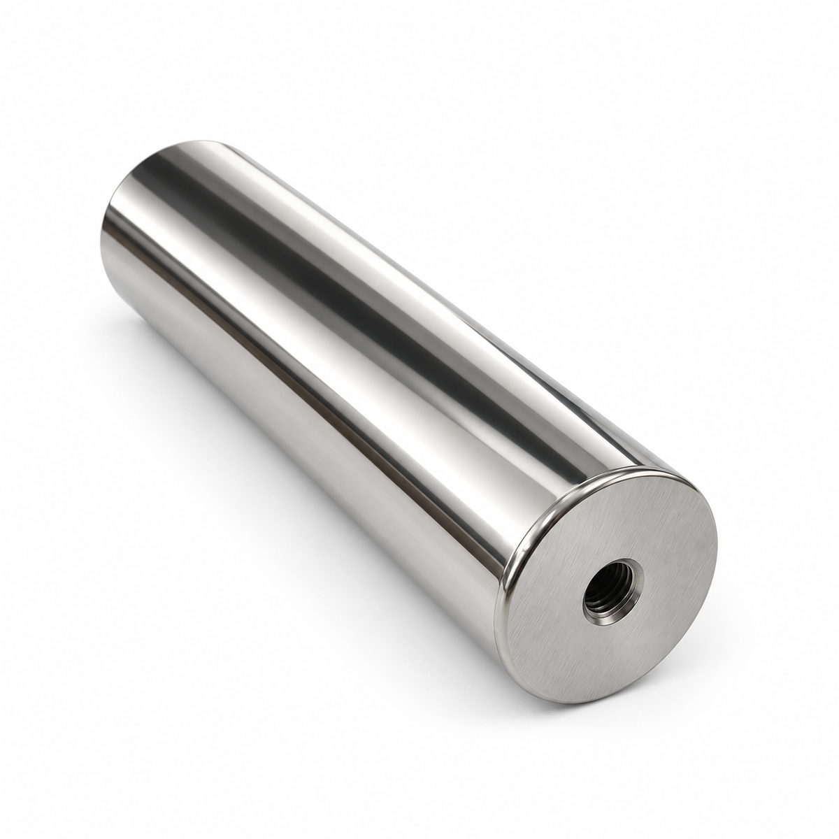 HACCP Compliant Separator Bar Tube Magnet - 25mm x 100mm | M6 Threads | N42SH | High Temperature | Min 10,000 Gauss