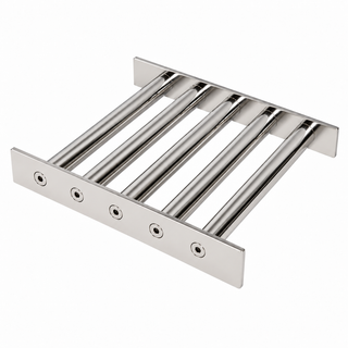 HACCP Compliant H-Shaped Grate Magnet - 260mm x 260mm | Min 10,000 Gauss
