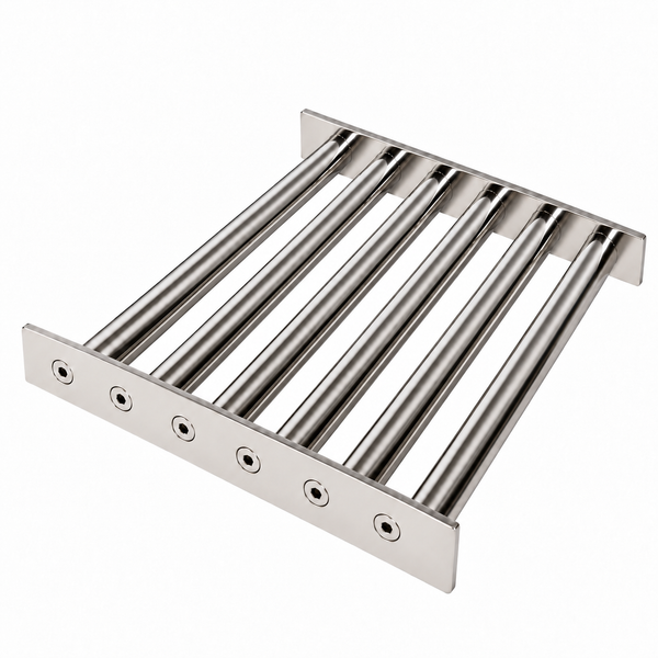HACCP Compliant H-Shaped Grate Magnet - 310mm x 310mm | Min 10,000 Gauss
