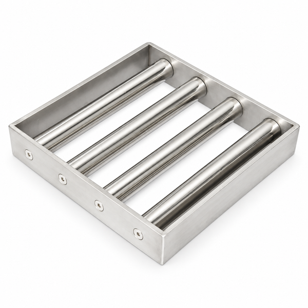 HACCP Compliant Square Grate Magnet – 210mm x 210mm | Min 10,000 Gauss