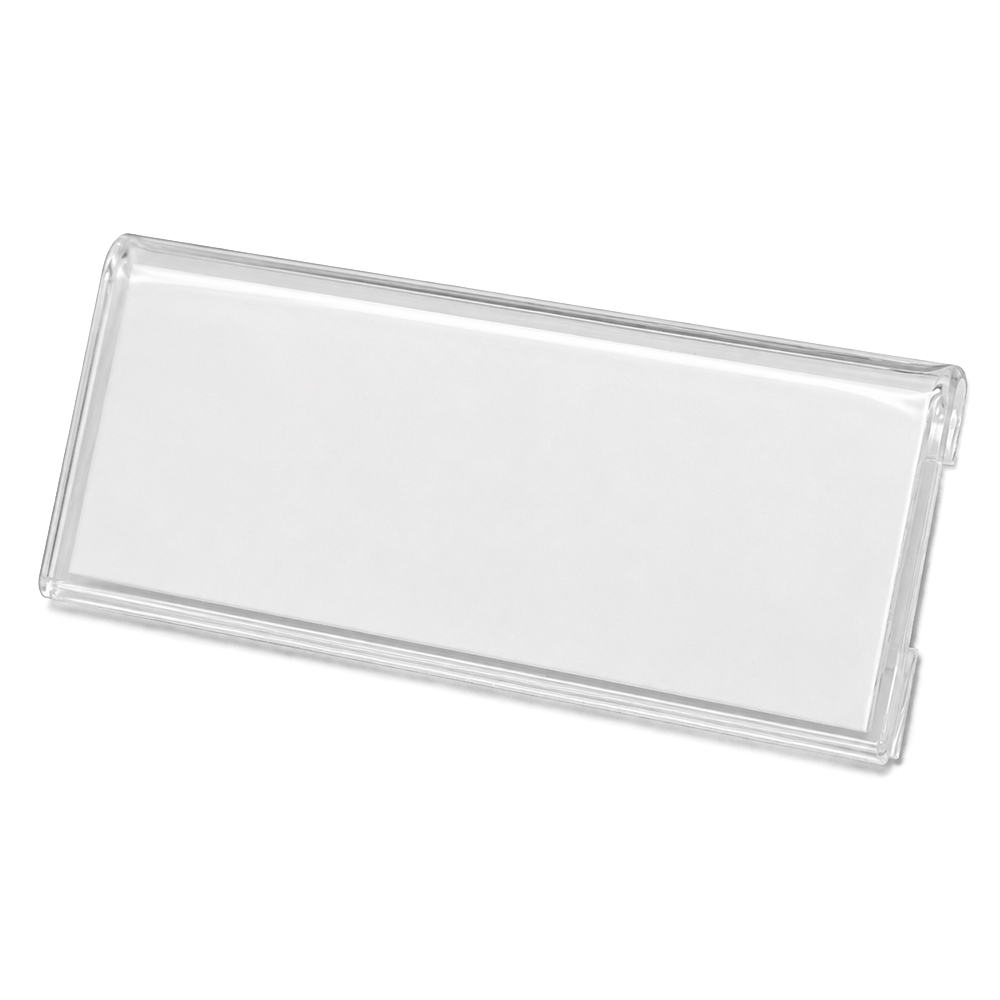 Magnetic Name Badge with Clear Acrylic Name Holder | 3" x 1.18" | 1 PACK