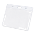 Magnetic Name Badge with Clear Horizontal Plastic ID Card Holder | 4"x 3" | 1 PACK
