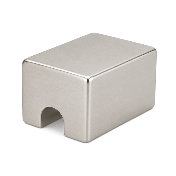 Neodymium Block Magnet - 30.2mm x 22mm x 19.1mm with Cut-Out Channel 7.3mm | N38