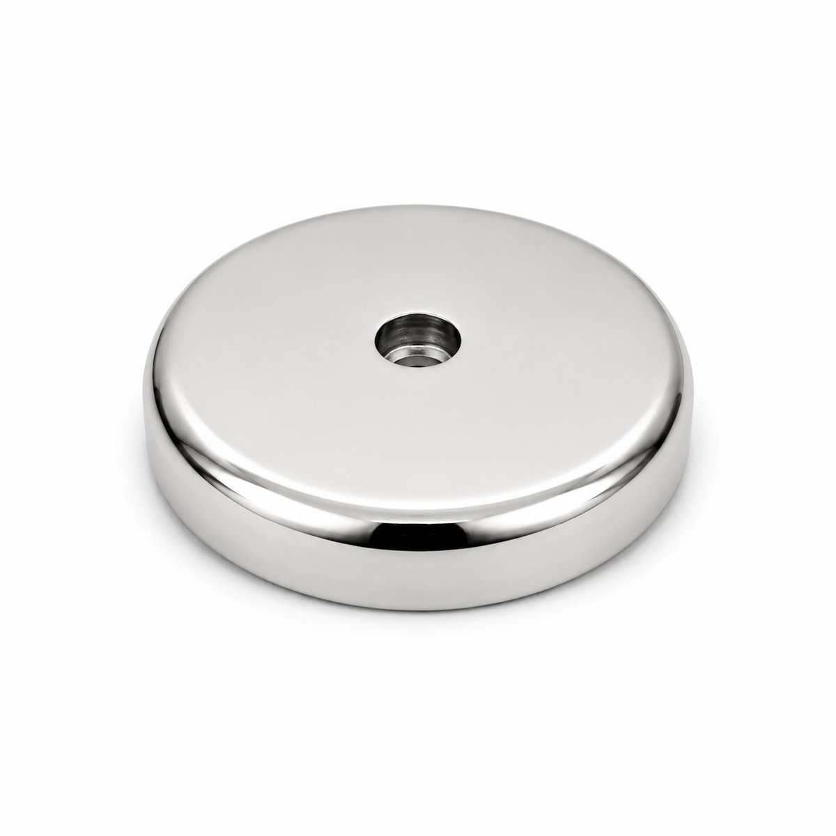 Neodymium Countersunk Pot Magnet - 42mm x 7.6mm (Slim Profile)