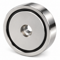 Neodymium Pot Magnet with Round Hole - 60mm x 15mm