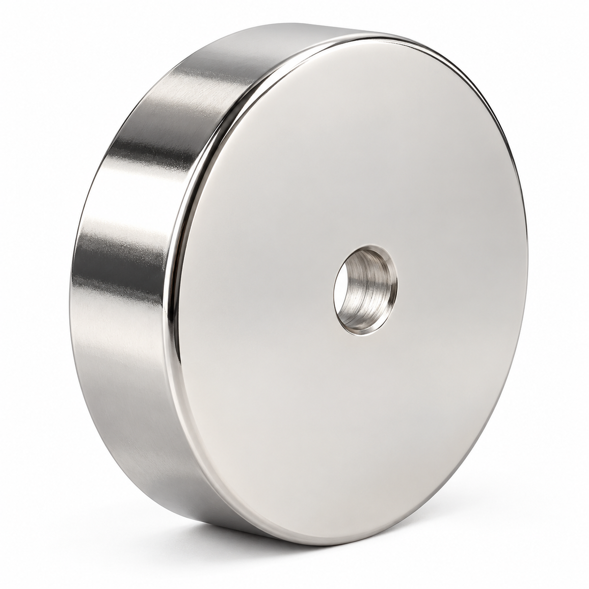 Neodymium Pot Magnet with Round Hole - 60mm x 15mm