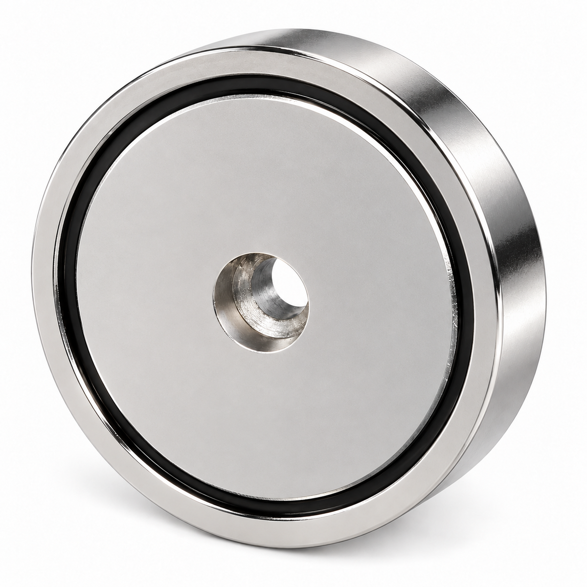 Neodymium Pot Magnet with Round Hole - 75mm x 18mm
