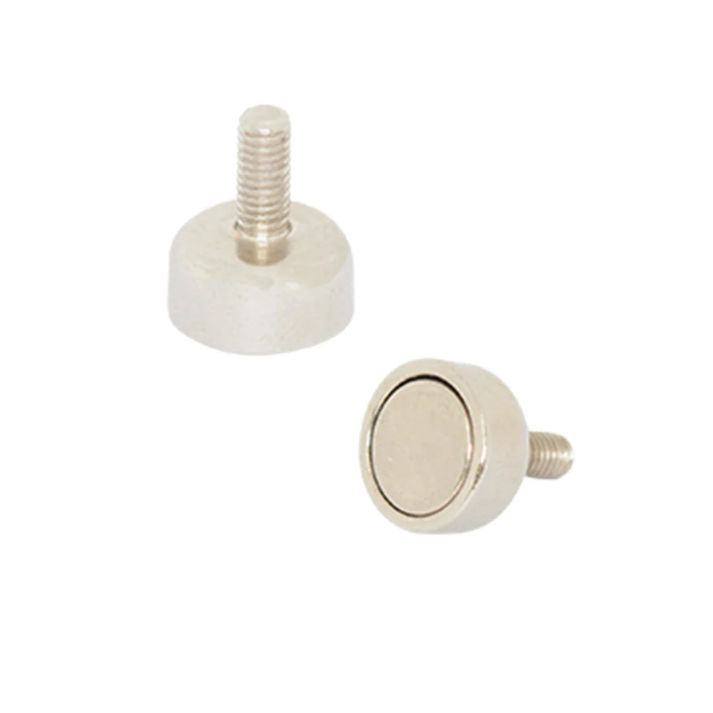 Neodymium Pot Magnet with M3 Male Thread - D10mm x 12mm (TH) | 7mm External Boss