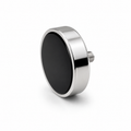 AMF Magnetics Neodymium Pot Magnet with M6 Male Thread - D32mm x 18mm (TH) 10mm External Boss Epoxy Coated Base
