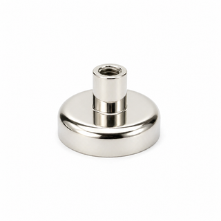 Female Thread Neodymium Pot Magnet - Diameter 20mm x 13.6mm (Slim Profile)