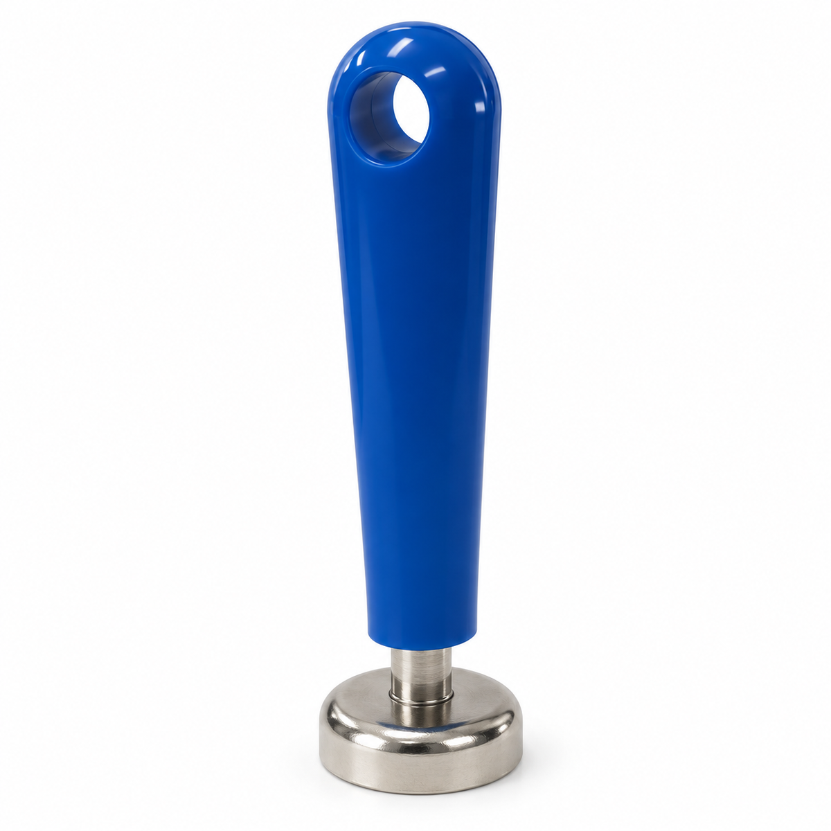Female Thread Neodymium Pot Magnet with Detachable Blue Handle - D25mm x 95mm