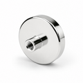 Female Thread Neodymium Pot Magnet - Diameter 42mm x 20mm | Epoxy Coated Base