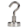 AMF Magnetics Neodymium Pot Magnet with Threaded Hook - 75mm diameter x 98mm