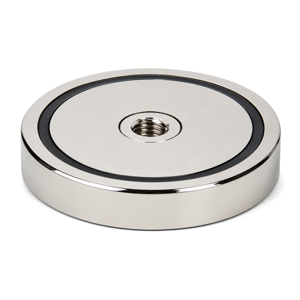 Neodymium Pot Magnet - Diameter 75mm x 15mm | M10 Internal Thread