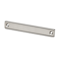 Neodymium Rectangular Pot Magnet with Countersunk Holes - 100mm (L) x 13.5mm (W) x 5mm (H)