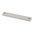 Neodymium Rectangular Pot Magnet with Countersunk Holes - 100mm (L) x 13.5mm (W) x 5mm (H)