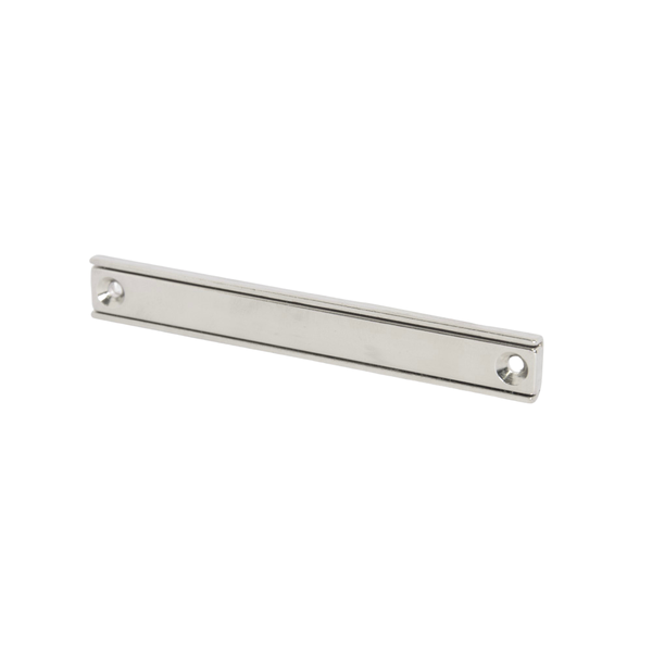 Neodymium Rectangular Pot Magnet with Countersunk Holes - 100mm (L) x 13.5mm (W) x 5mm (H)