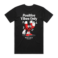 'Positive Vibes Only' Limited Edition AMF Magnetics T-shirt in Black