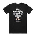 'Tiny Yet Mighty' Limited Edition AMF Magnetics T-shirt in Black