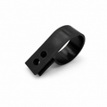 10 Pack of Nylon P-Clips | Closed Diameter D22mm | M5 Mounting Hole | Black