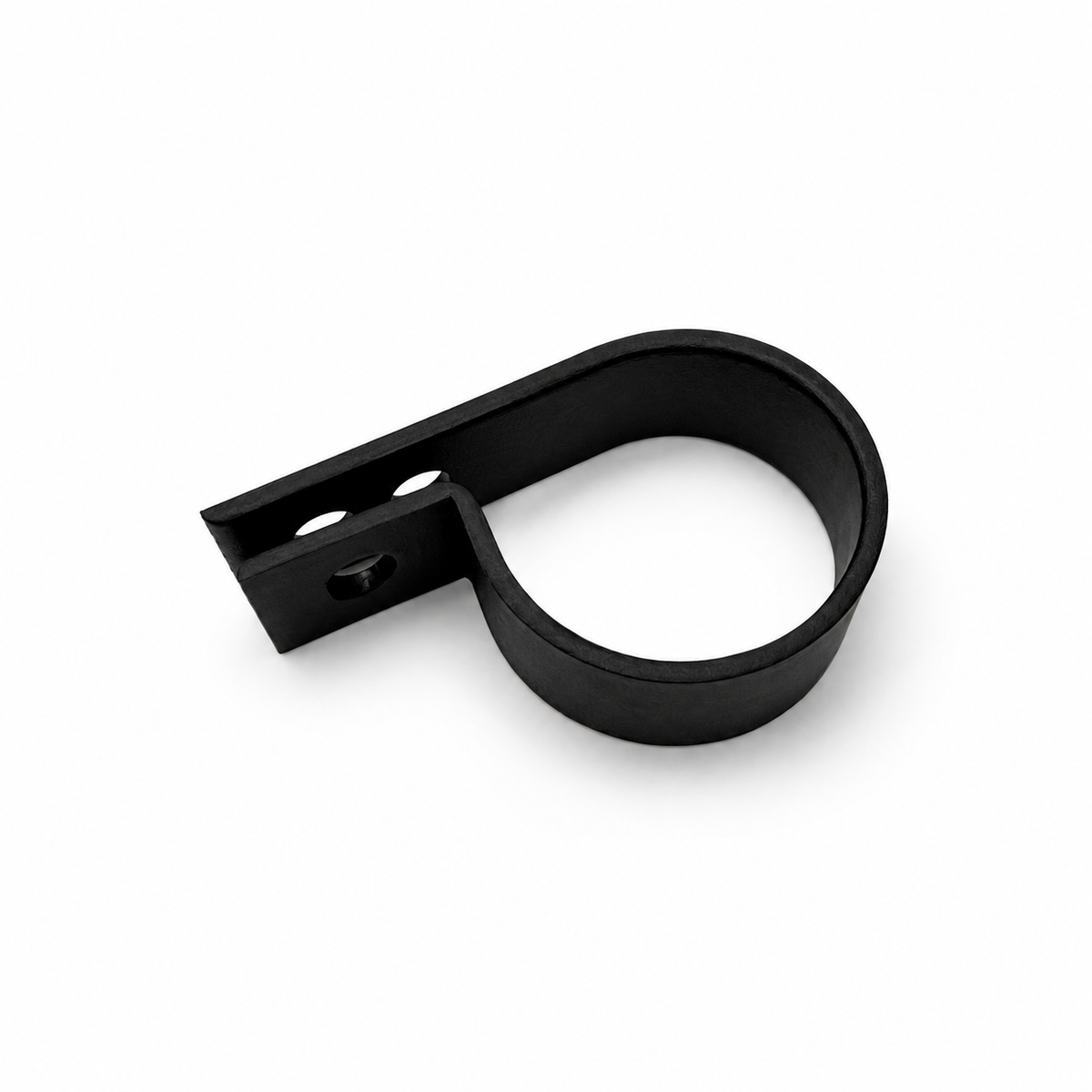10 Pack of Nylon P-Clips | Closed Diameter D22mm | M5 Mounting Hole | Black