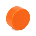 Neodymium Button Magnets - D12.7mm x 6.35mm | Thermoplastic Rubber (TPR) Coated | 16 Pack