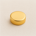 Neodymium Disc Magnet - 4mm x 1mm | Gold Coating I N45