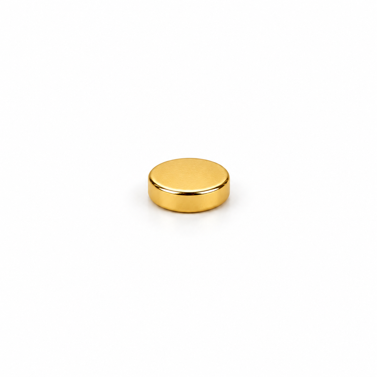 Neodymium Disc Magnet - 4mm x 1mm | Gold Coating | N45