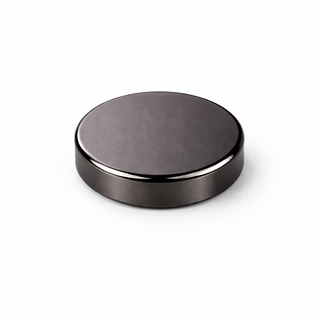 Neodymium Disc Magnet – 9mm x 2mm | N48 | Black Nickel Coating
