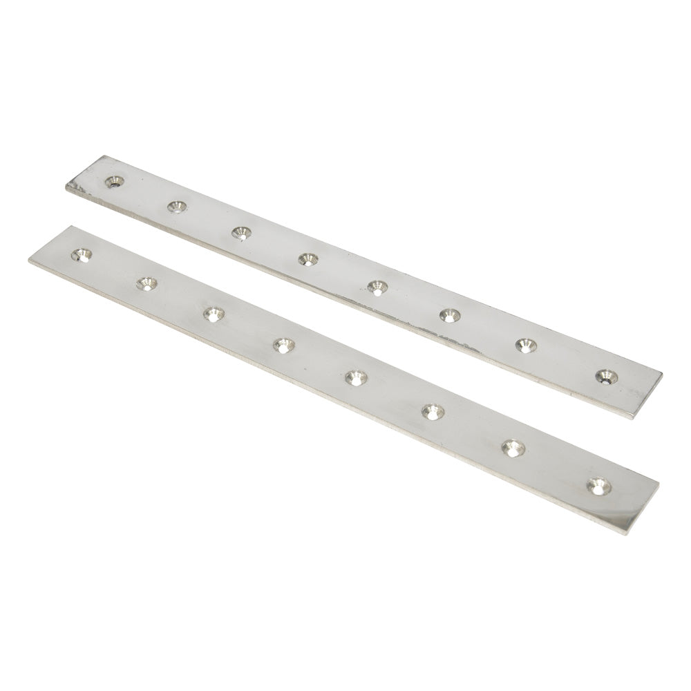 Rectangular Stainless Steel Bars for Grate Magnet Frame | 400mm x 40mm x 5mm | SOLD PER PAIR