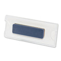 Magnetic Name Badge with Pacemaker Warning | Clear Acrylic Name Holder | 3" x 1.18" | 1 PACK