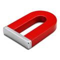 Alnico Horseshoe Magnet - 5.08cm x 2.54cm x 6.35mm | Pull Force 1.36kg