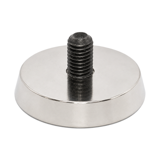 Neodymium Magnetic Fixing Plate – D74mm | M24 Thread