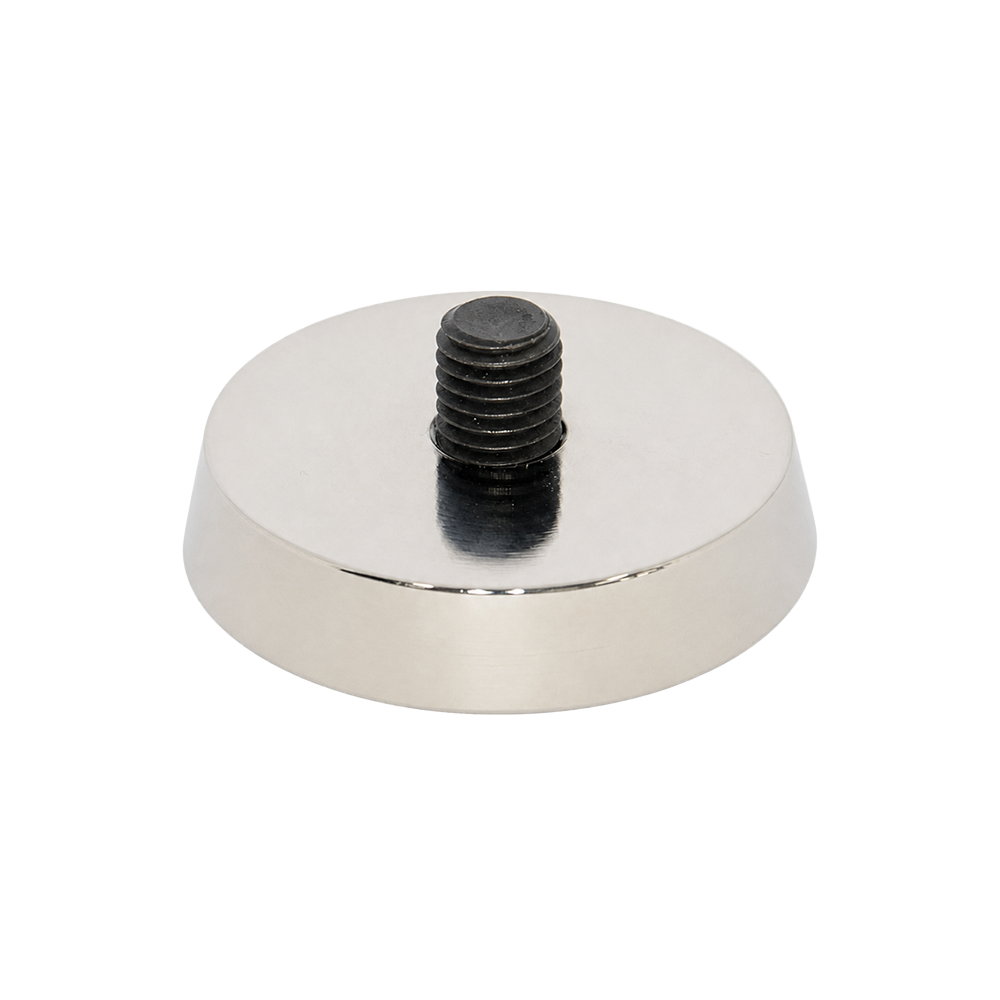 Neodymium Magnetic Fixing Plate – D50mm | M8 Thread x H25mm