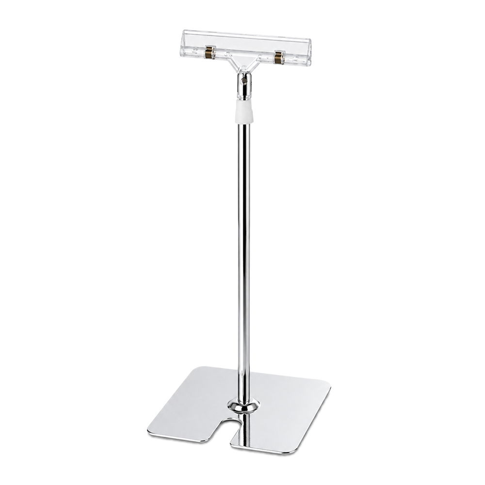 Point of Sale Sign Holder | Metal Base + Clip