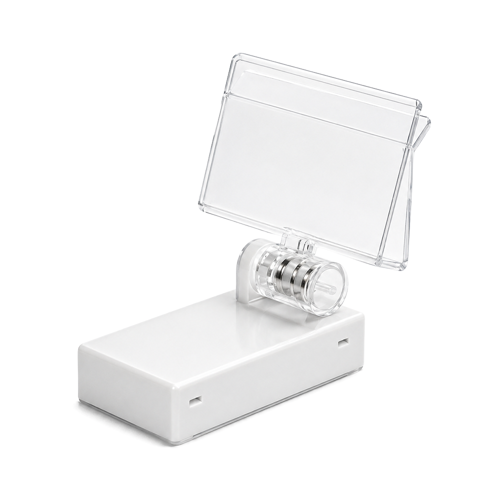 Adjustable Point of Sale Sign Clip with Magnetic Base