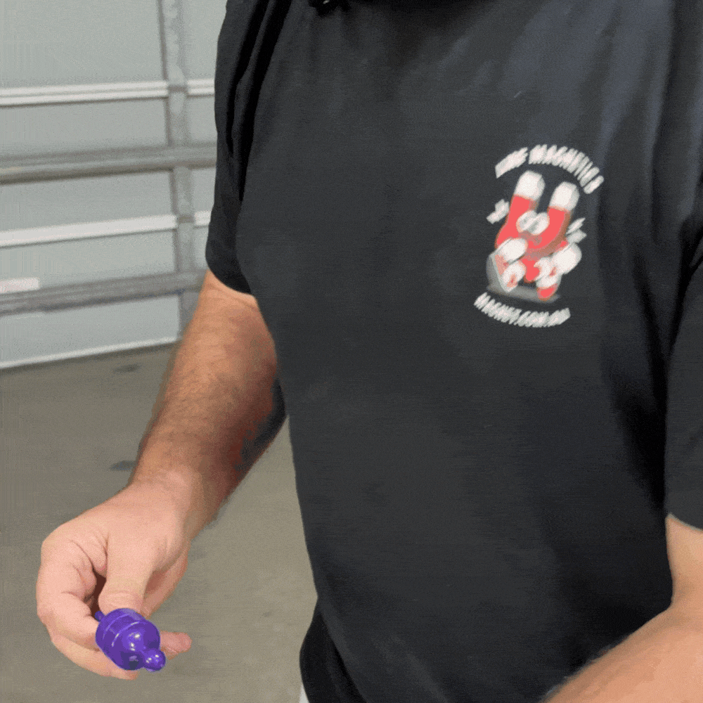 Purple Pin Whiteboard Magnets - 29mm diameter x 38mm | 4 PACK