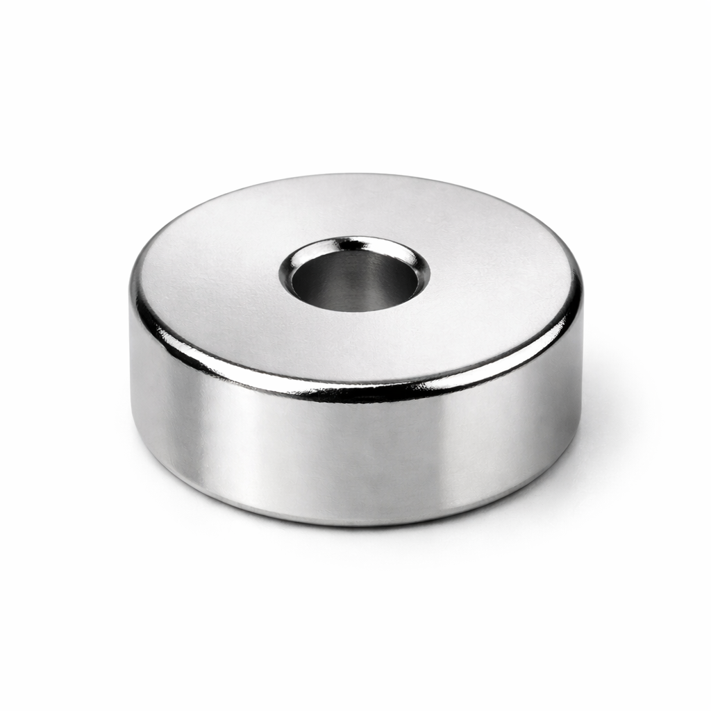 Neodymium Ring Magnet - OD25mm x H10mm x ID6mm | N35