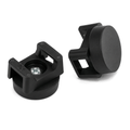 Rubber Coated Neodymium Pot Magnet - Diameter 22mm x 16mm with Cable Mount