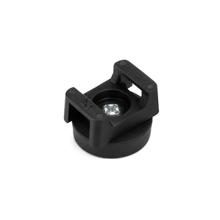 Rubber Coated Neodymium Pot Magnet - Diameter 22mm x 16mm with Cable Mount