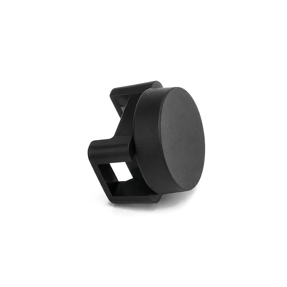 Rubber Coated Neodymium Pot Magnet - Diameter 22mm x 16mm with Cable Mount