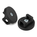 Rubber Coated Neodymium Pot Magnet - Diameter 31mm x 16mm with Cable Mount