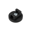 Rubber Coated Neodymium Pot Magnet - Diameter 31mm x 16mm with Cable Mount