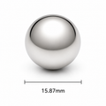 Neodymium Sphere Magnet - 15.87mm diameter | N38