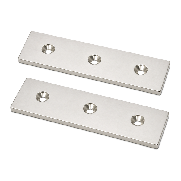 Rectangular Stainless Steel Bars for Grate Magnet Frame | 150mm x 40mm x 5mm | SOLD PER PAIR